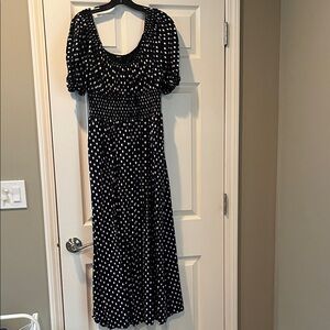 Smocked midi Madewell Dress